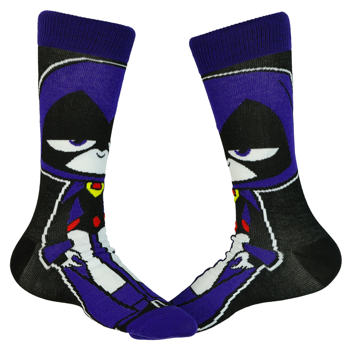 DC Comics Teen Titans Go! Crew Socks Men's Superhero Character 5 Pair OSFM