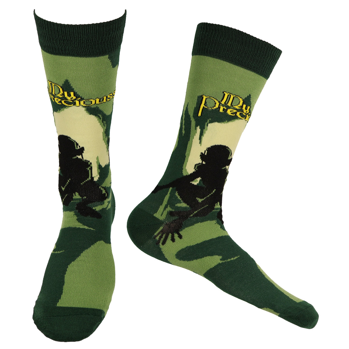 Lord of the Rings Crew Socks Men's My Precious 5-Pack Mid-Calf, Size 6-12