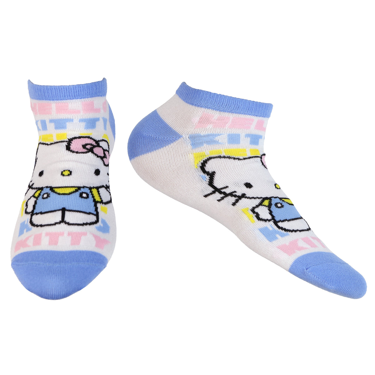 Hello Kitty and Friends Socks Women's No Show Sock 5 Pair in Cosmetic Bag