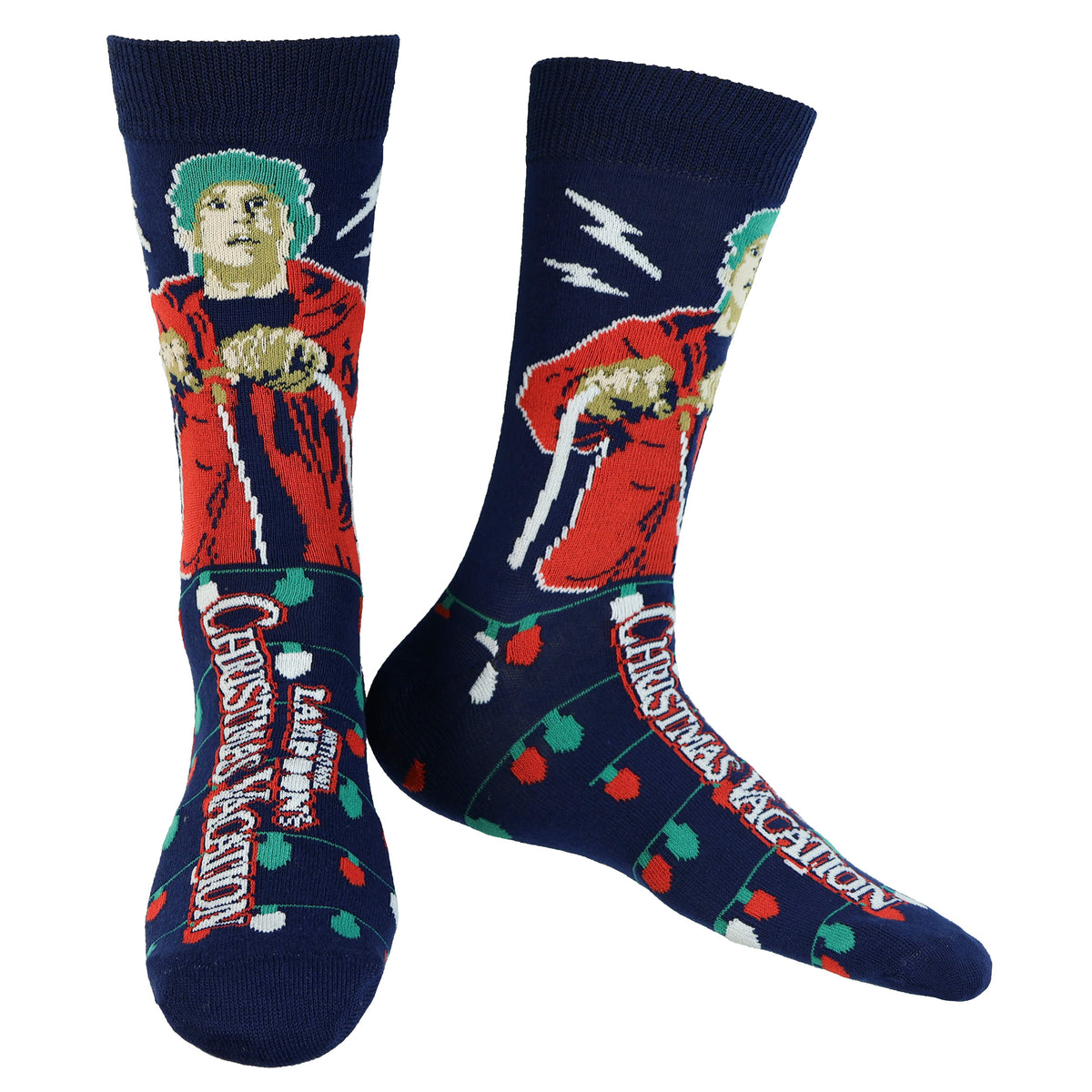 National Lampoon's Christmas Vacation Socks 5 Pair Crew Gift Box Shoe Size 6-12