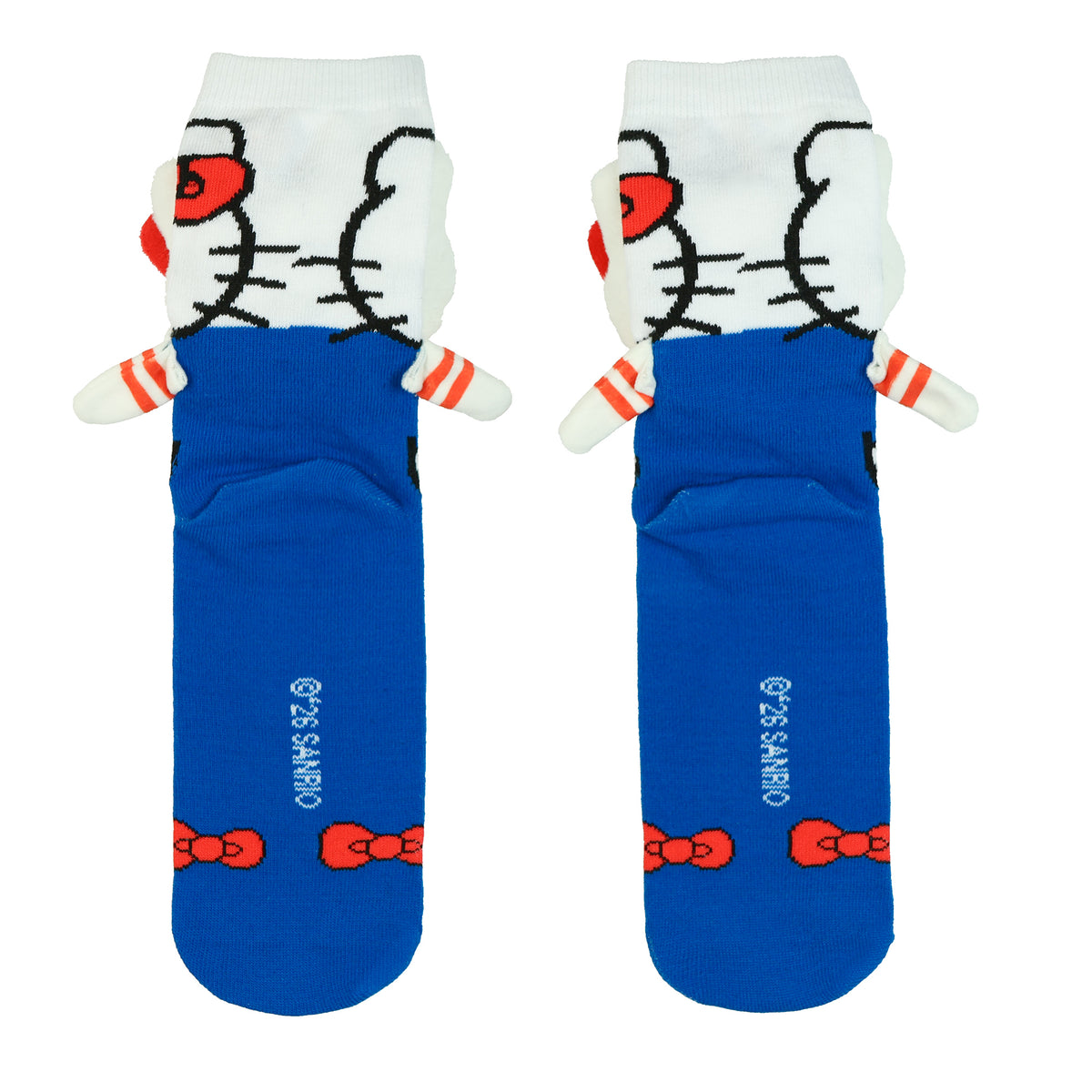 Sanrio Hello Kitty Crew Socks Women's 3D Plush Character 1 Pair OSFM