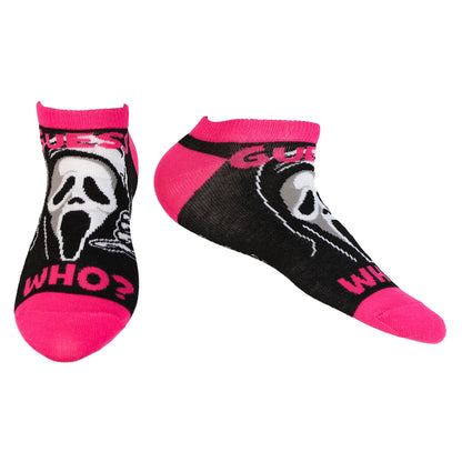 Ghostface Assorted Designs 5-Pack Low Cut Ankle Socks Size 4-10, 5 Pair
