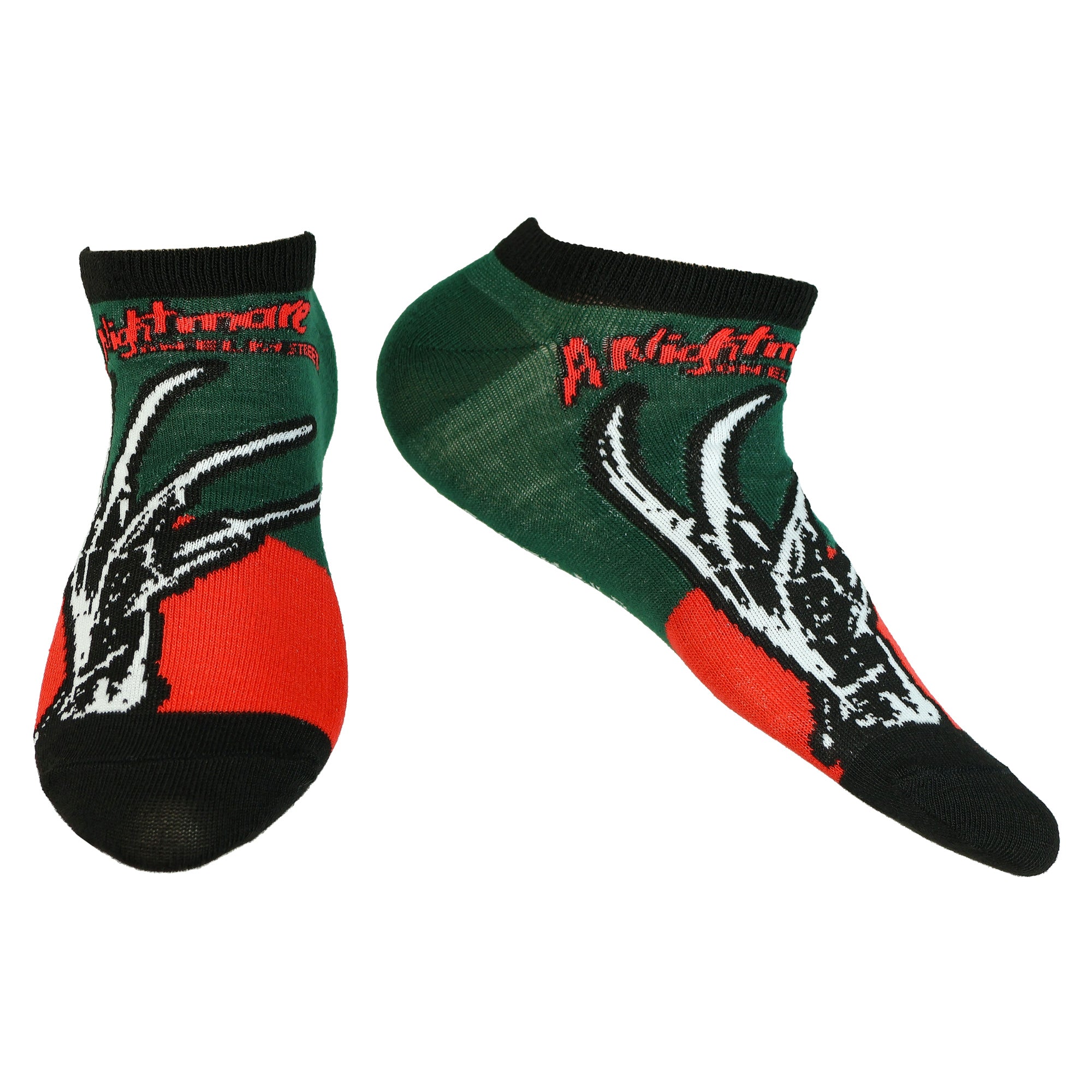 Friday the 13th and Nightmare on Elm Street Combo 5-Pack Low Cut Socks 5 Pair