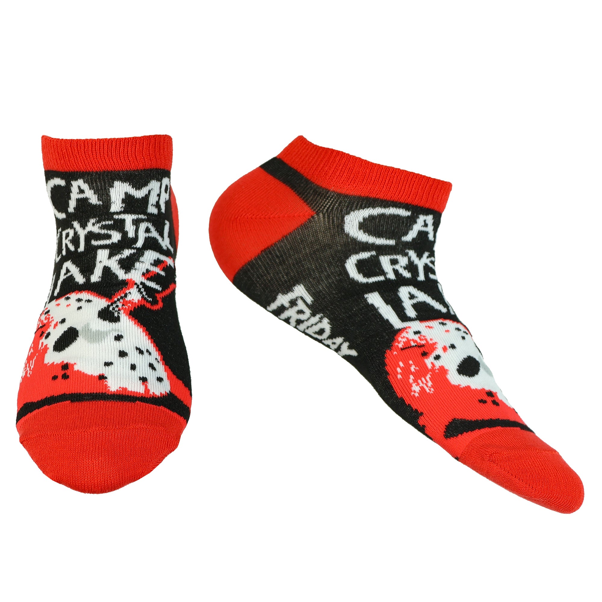 Friday the 13th and Nightmare on Elm Street Combo 5-Pack Low Cut Socks 5 Pair