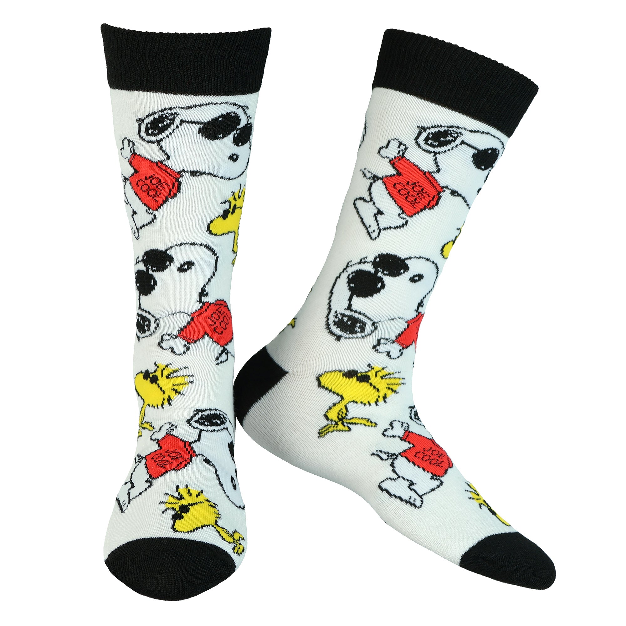 Peanuts Socks Snoopy and Woodstock Joe Cool 2 Pair Adult Crew Sock