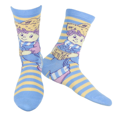 Strawberry Shortcake Crew Socks Women's Character Design 5-Pair, Shoe Size 5-10