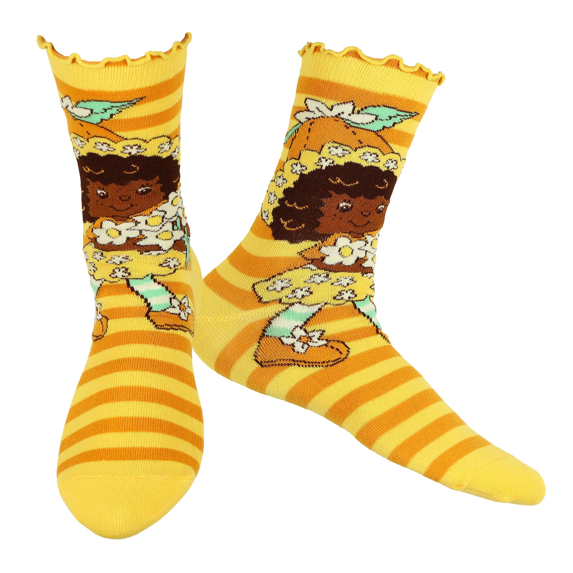 Strawberry Shortcake Crew Socks Women's Character Design 5-Pair, Shoe Size 5-10