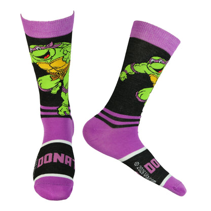 Teenage Mutant Ninja Turtles 5-Pack Character Mid-Calf Crew Socks Size 6-12