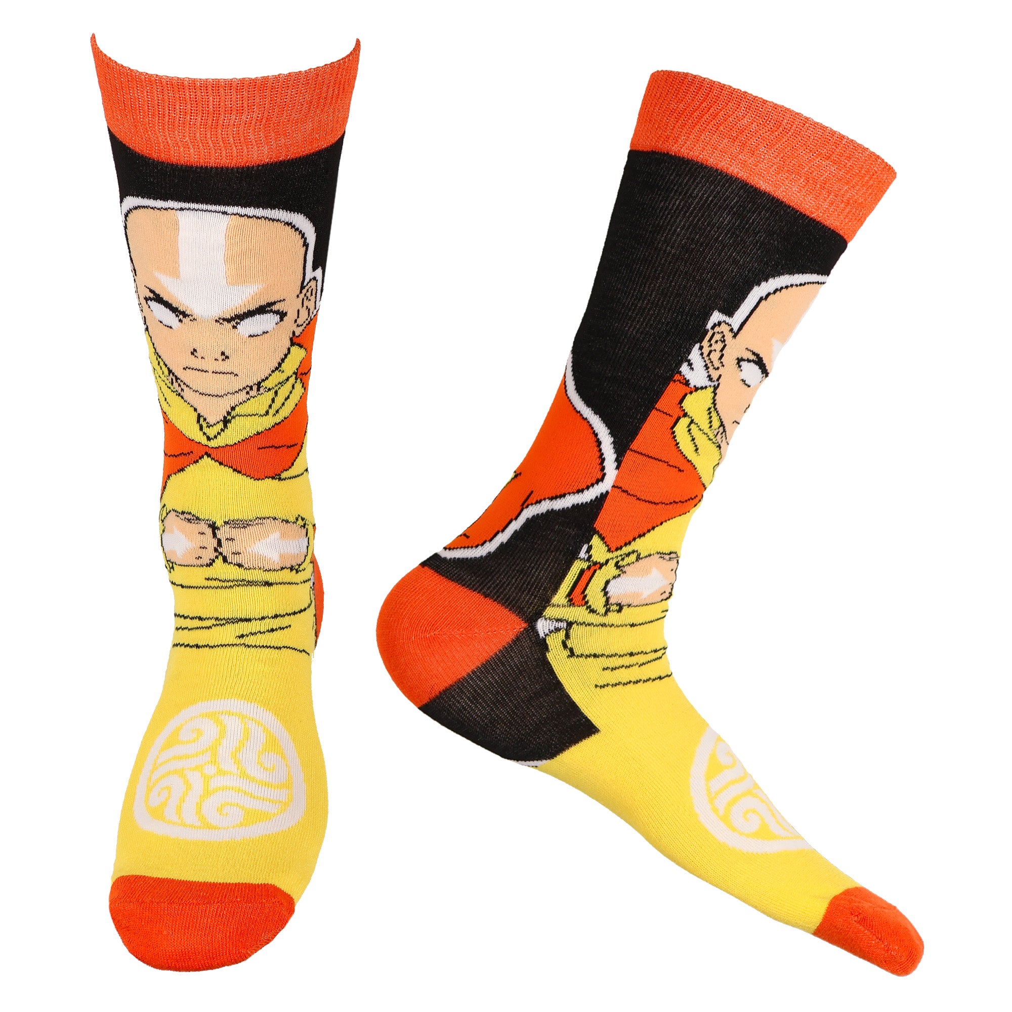 Nickelodeon Avatar: The Last Airbender Crew Socks Men's 5-Pack, Size 6-12