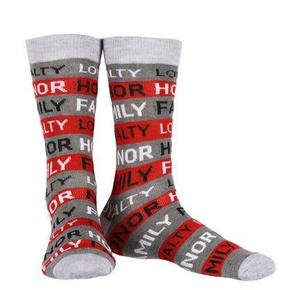 The Godfather Crew Socks Men's Gift Box Set Shoe Size 6-12, 3 Pair