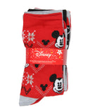 Disney Mickey Mouse Holiday Christmas Sweater Women's Crew Socks 5 Pack