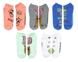 Scooby-Doo! Women's Life is Sweet Groovy Snacks 10 Pairs Low Cut Ankle Socks