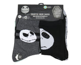 Disney NBC Women's Jack Skellington And Friends Shortie Crew Socks 10 Pack