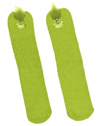 Dr Seuss Grinch Who Stole Christmas Matching Family Gripper Slipper Socks OSFM