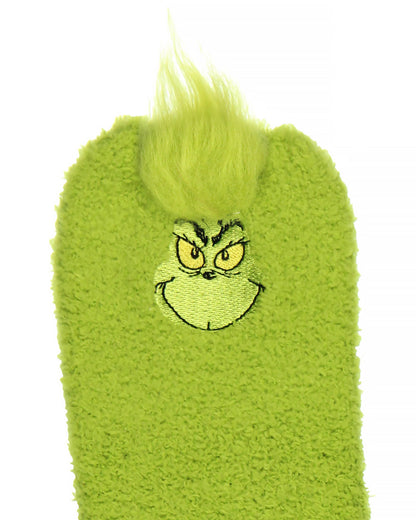 Dr Seuss Grinch Who Stole Christmas Matching Family Gripper Slipper Socks OSFM