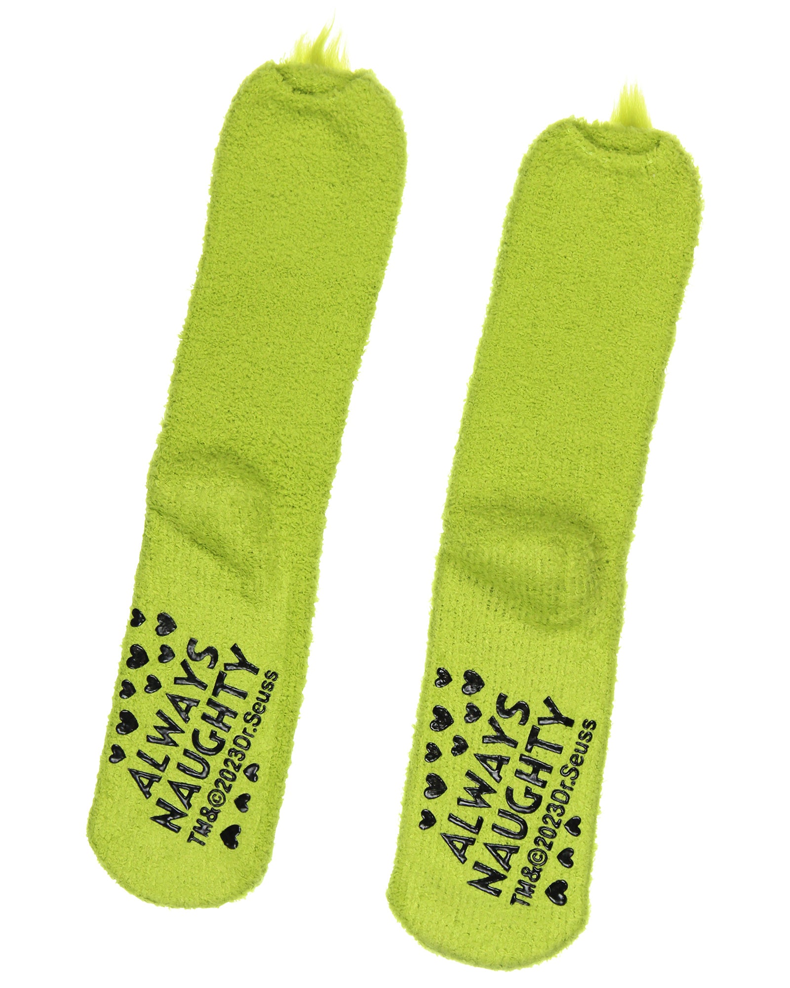 Dr Seuss Grinch Who Stole Christmas Matching Family Gripper Slipper Socks OSFM