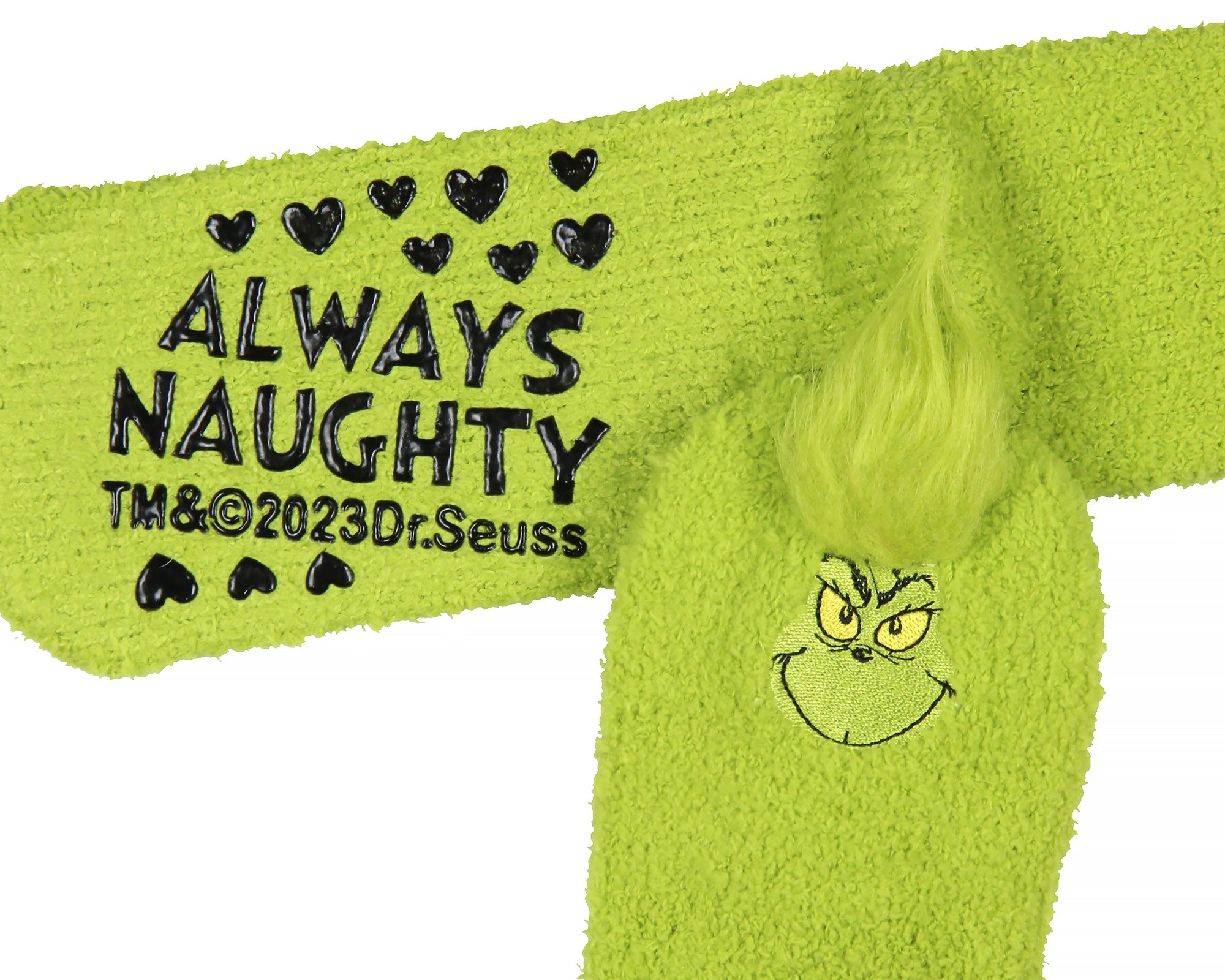 Dr Seuss Grinch Who Stole Christmas Matching Family Gripper Slipper Socks OSFM