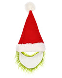 Dr. Seuss The Grinch Who Stole Christmas Knitted Grinch Bearded Santa Hat