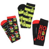 Dr. Seuss How The Grinch Stole Christmas Socks 3-Pack Storybook Gift Box Set