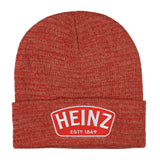 Heinz EST 1869 Adult Beanie Embroidered Patch Logo Cuffed Knit Skull Cap OSFM