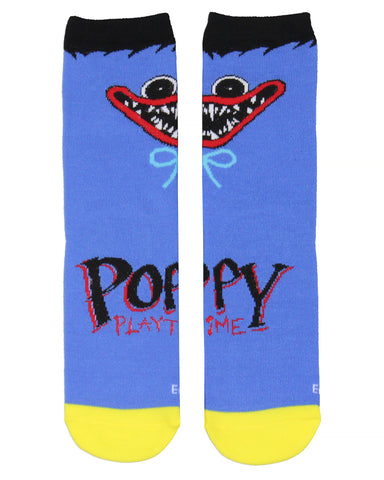 Poppy Playtime Youth Huggy Character Design Crew Socks For Boys And Girls