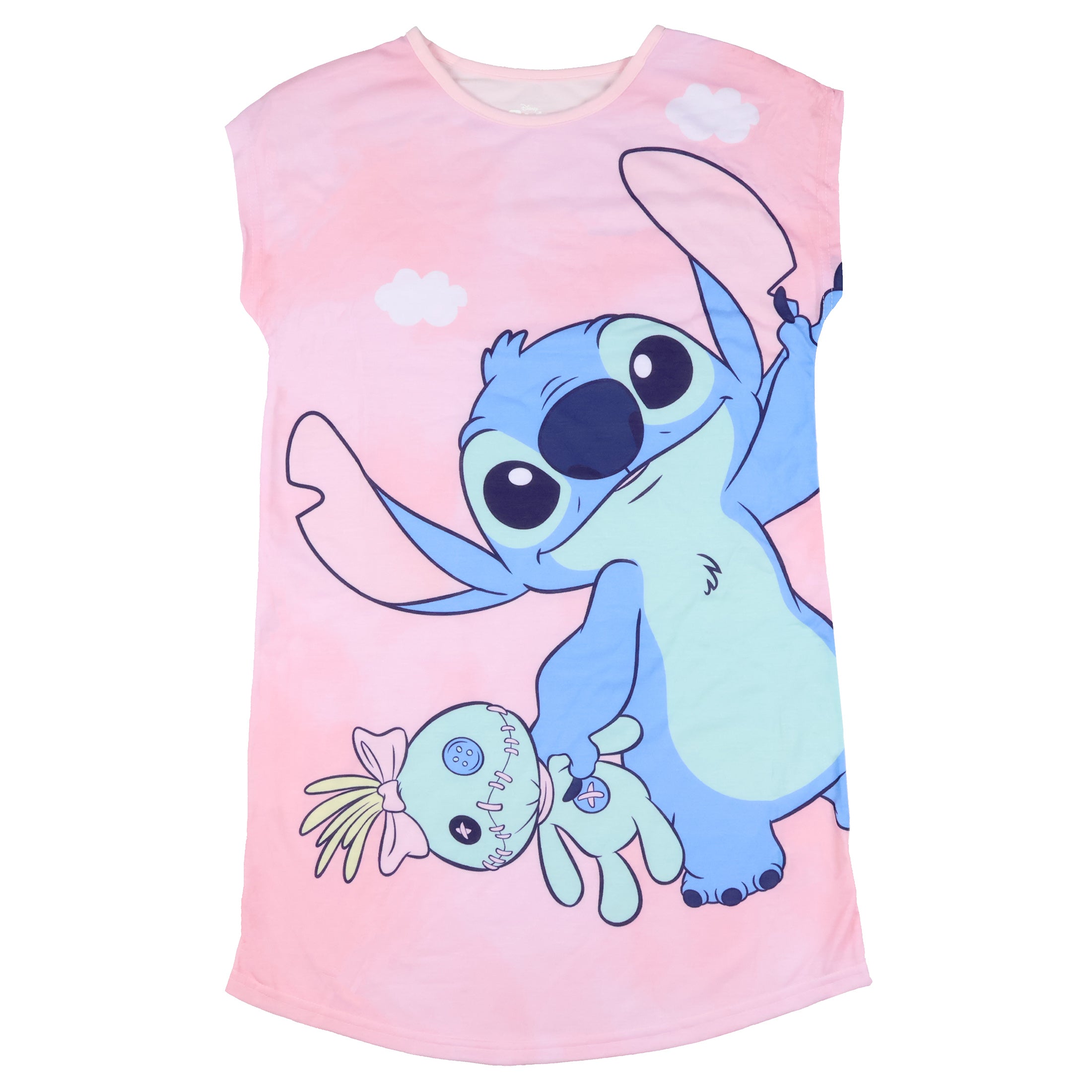 Disney Stitch Nightgown Girls' Stitch and Scrump Sleep Shirt