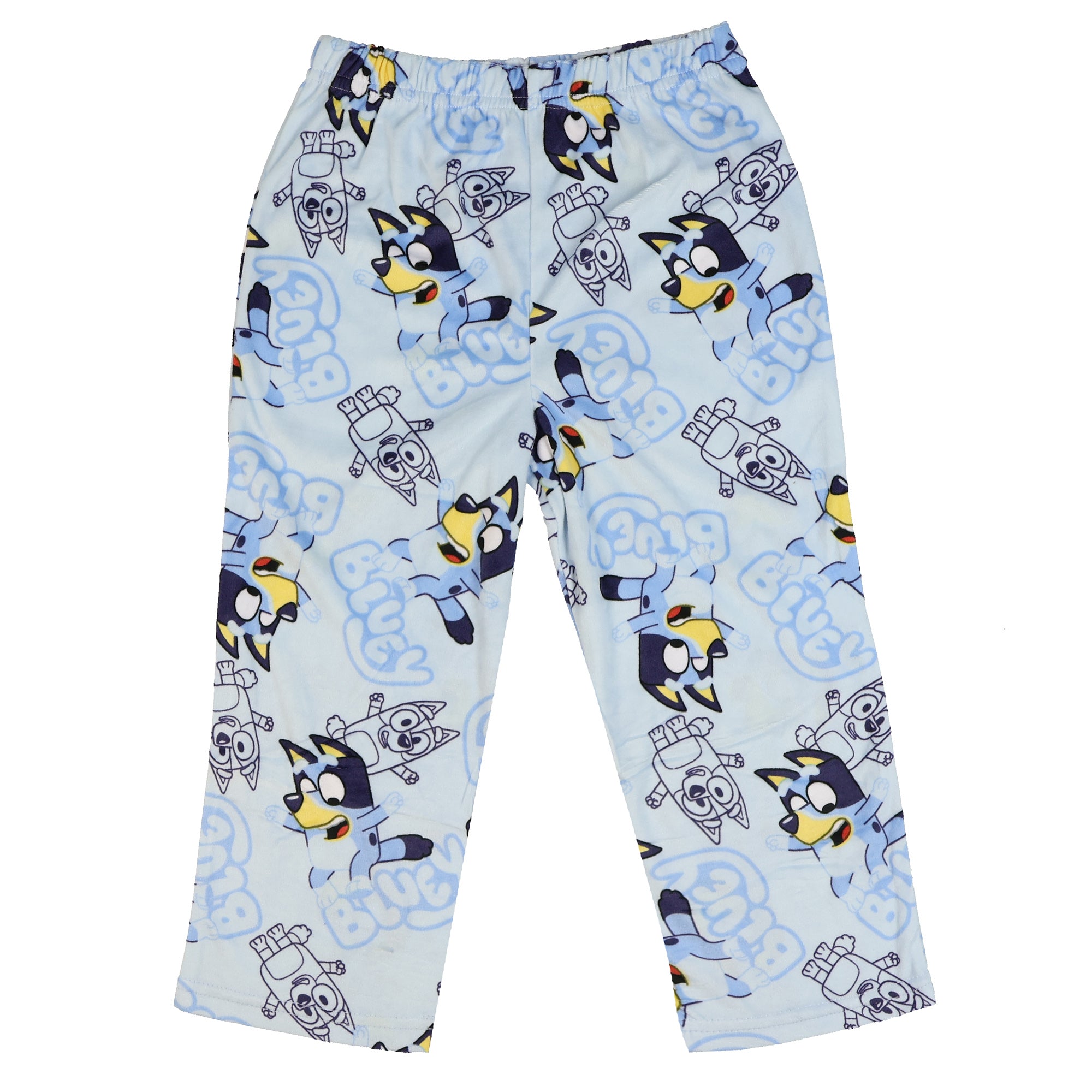 Bluey Pajamas Boys' 2-Piece Coat Front Flannel Lounge Sleep Set