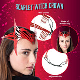 Marvel Scarlet Witch Tiara Wanda Maximoff Costume Crown Headpiece For Women