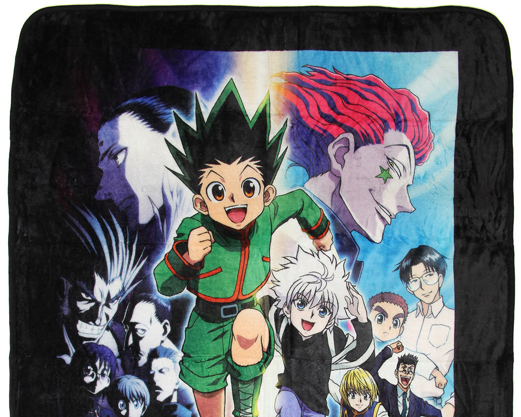 Hunter X Hunter Anime Poster Soft Plush Fleece Throw Blanket 45" x 60"