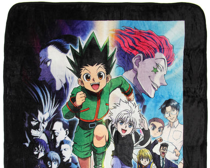 Hunter X Hunter Anime Poster Soft Plush Fleece Throw Blanket 45" x 60"