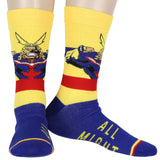 My Hero Academia Socks  Men's Character Design 3 Pack Adult Mid-Calf Crew Socks