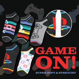 PlayStation Socks Video Game Console 5 Pack Adult No Show Ankle Socks
