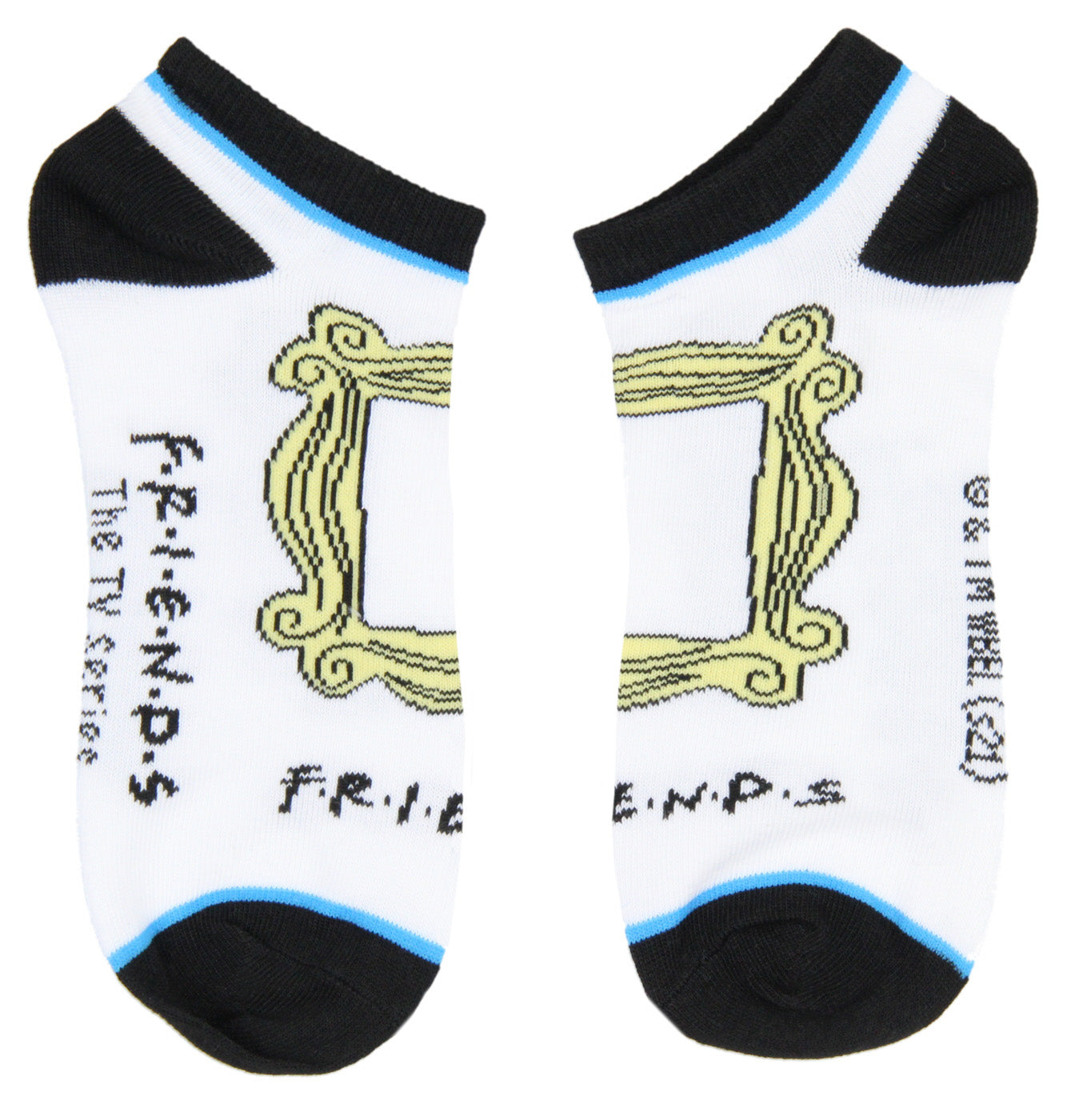 Friends TV Show Socks Pivot Pivot Mix and Match Adult Ankle Socks 5 Pack