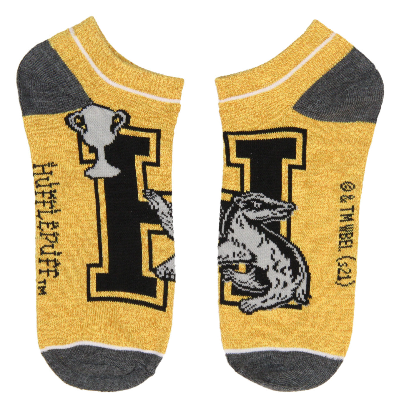 Harry Potter Adult Hogwarts Houses Varsity Logo Mix and Match Ankle Socks 5 Pack