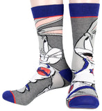 Space Jam Socks Original Film Logo Designs 5 Pack Adult Crew Socks