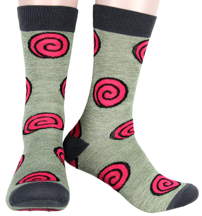 Naruto Shippuden Socks Uchiha Akatsuki Uzumaki Clan 5 Pack Adult Crew Socks