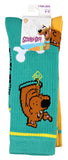 Scooby Doo Men's Socks Scrappy And Scooby 2 Pack Athletic Adult Crew Socks