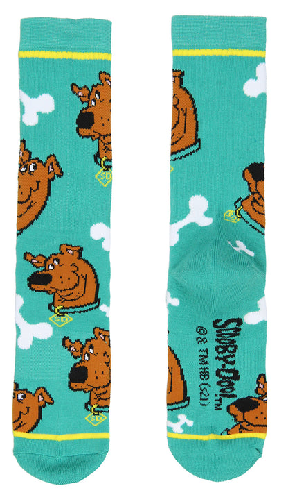 Scooby Doo Men's Socks Scrappy And Scooby 2 Pack Athletic Adult Crew Socks