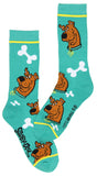 Scooby Doo Men's Socks Scrappy And Scooby 2 Pack Athletic Adult Crew Socks