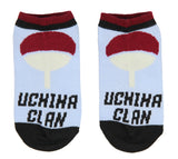 Naruto Shippuden Boys' Akatsuki Uzumaki Uchiha Clan 4 Pairs Kids No Show Socks