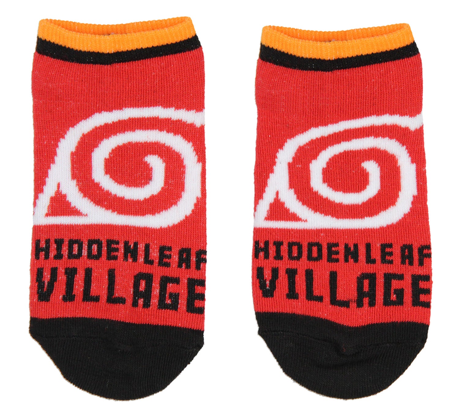 Naruto Shippuden Boys' Akatsuki Uzumaki Uchiha Clan 4 Pairs Kids No Show Socks