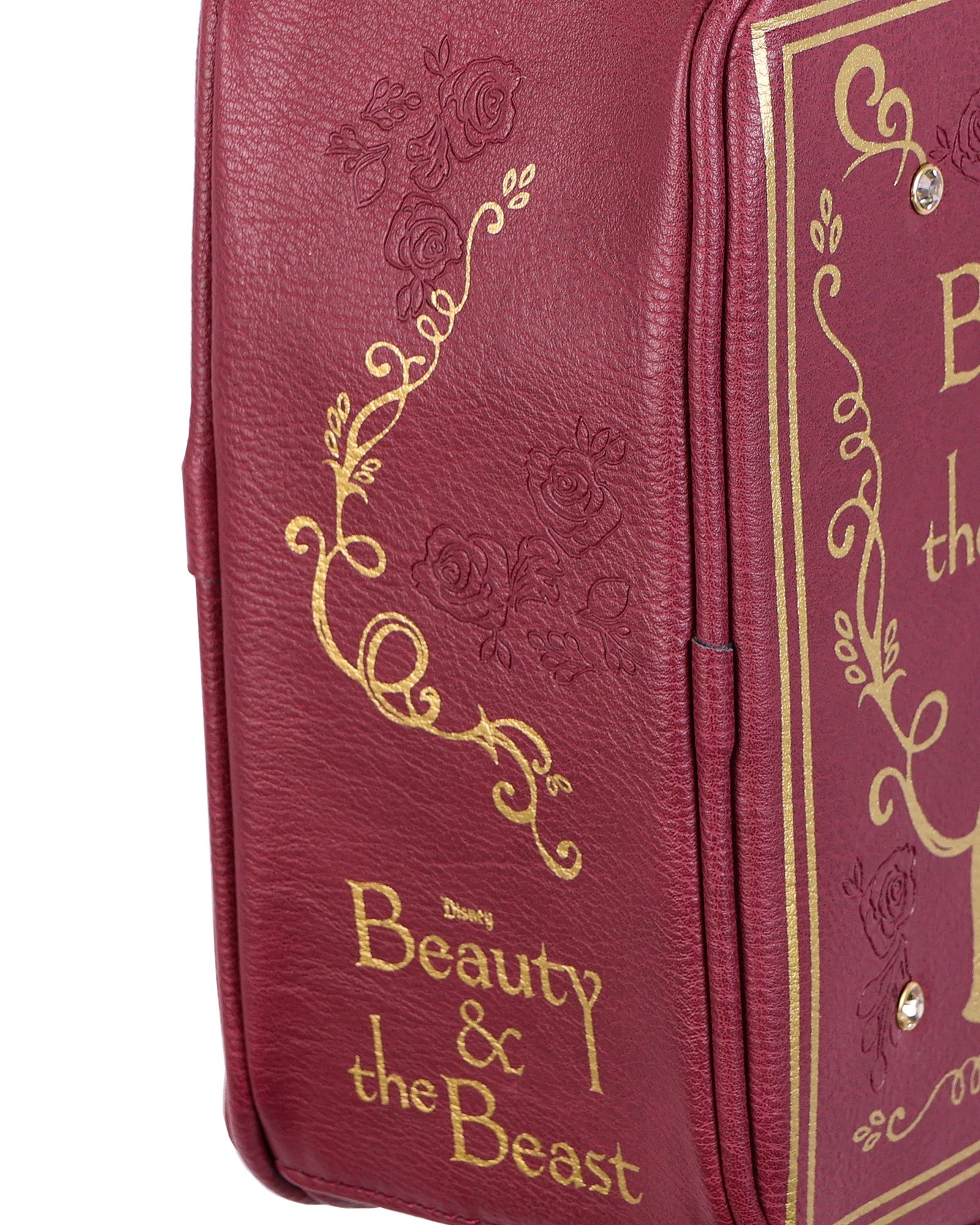 Disney Beauty and The Beast Storybook Cosmetic Toiletry Travel Bag, 8.5"