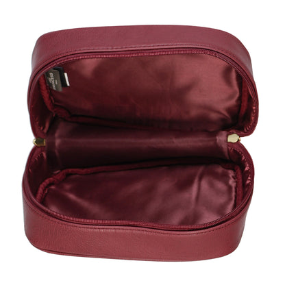 Disney Beauty and The Beast Storybook Cosmetic Toiletry Travel Bag, 8.5"