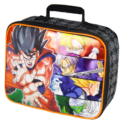Dragon Ball Z Lunch Box Character Panel Goku Kamehameha Lunch Bag Tote 10"