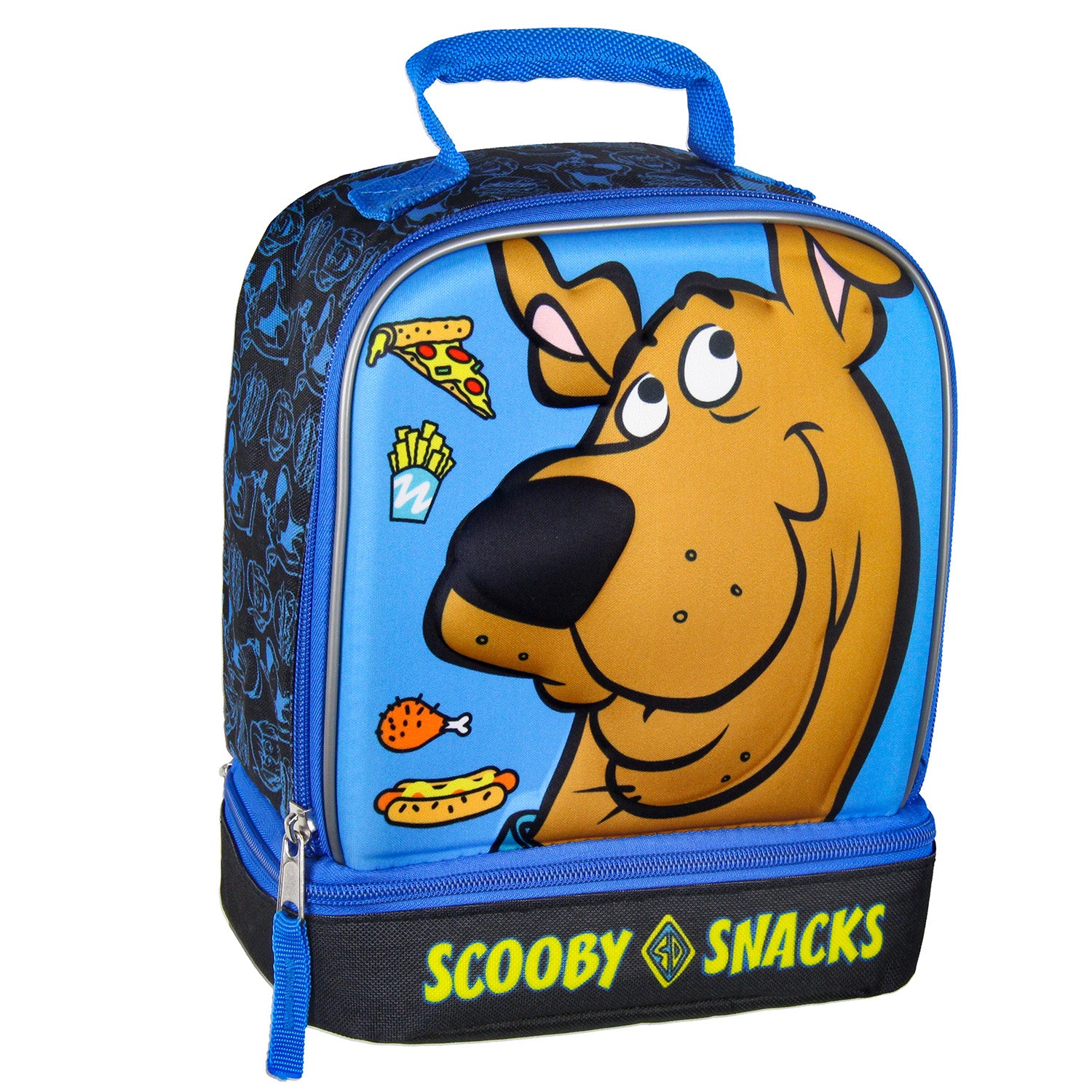Scooby-Doo Scooby Snacks Dual Compartment Insulated Lunch Tote Bag 10" - Seven Times Six