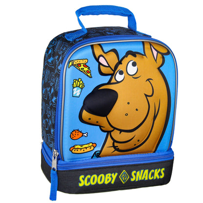 Scooby-Doo Scooby Snacks Dual Compartment Insulated Lunch Tote Bag 10" - Seven Times Six
