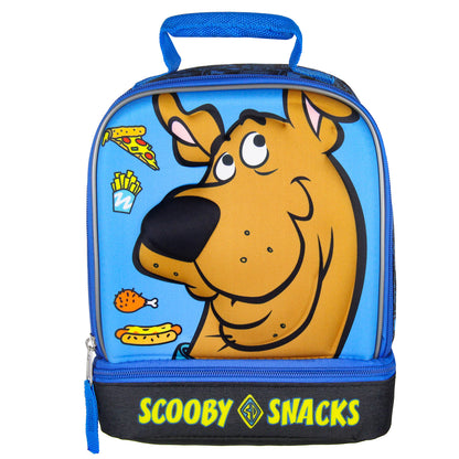 Scooby-Doo Scooby Snacks Dual Compartment Insulated Lunch Tote Bag 10" - Seven Times Six