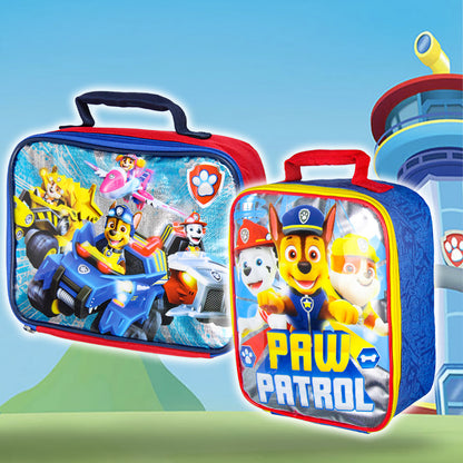 Paw Patrol Lunch Box Chase Marshall Rubble Rectangular Lunch Bag Tote 10" - Seven Times Six