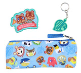 Animal Crossing Character Print Backpack 5 pc Set Lunch Tote Keychain