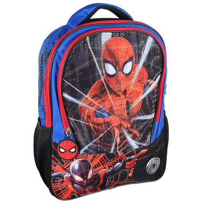 Marvel Spider-Man And Miles Morales Light-Up Web Slinger Travel Backpack 16"